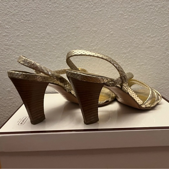 Coach Beatriz Printed Python Shoe. Size 8.5. Only worn a few times. - Picture 4 of 7